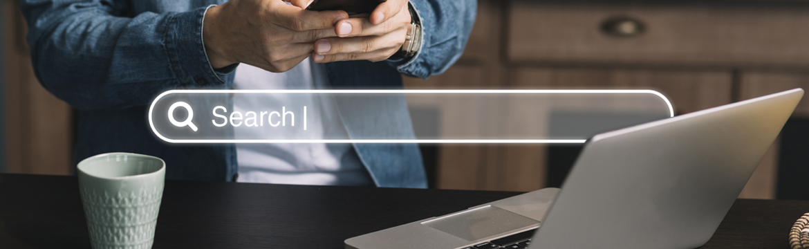 A Man Typing on a Mobile